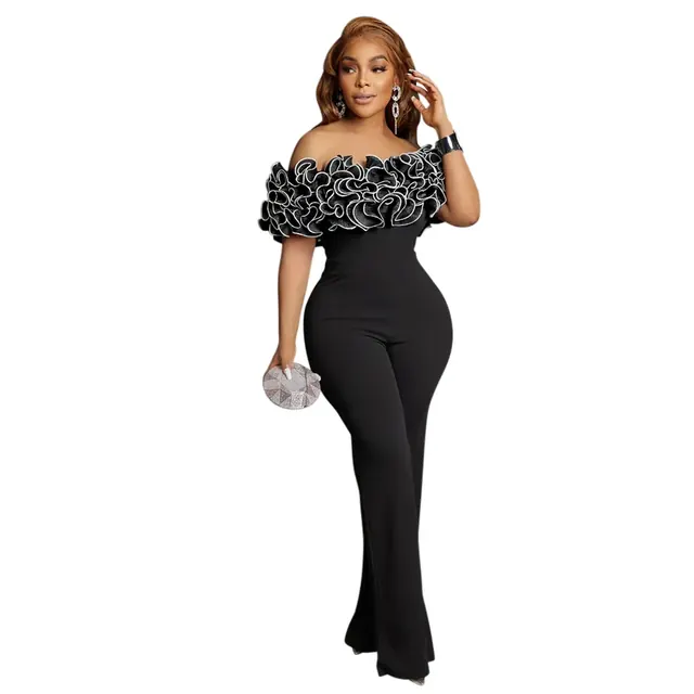 Women’s Comfortable Casual Full Length Solid Color Pants in Polyester with Elastane for Daily Wear