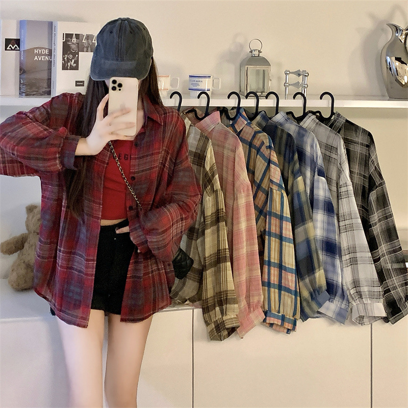 Lattice Long Sleeve Women's Shirt
