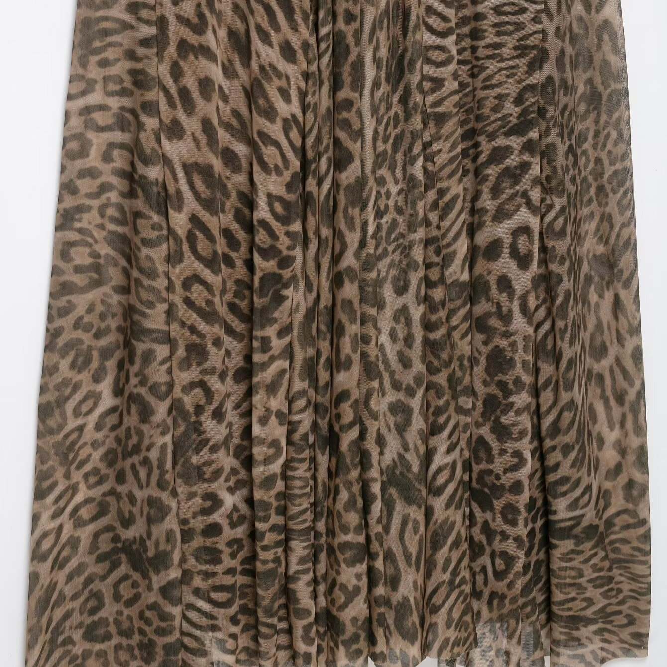 Leopard Print Sleeveless Strap Maxi Long Dress