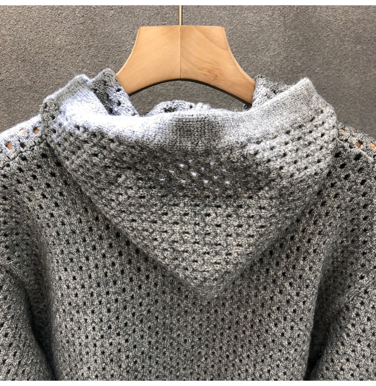 Knitwear Long Sleeve Polyester Hoodie