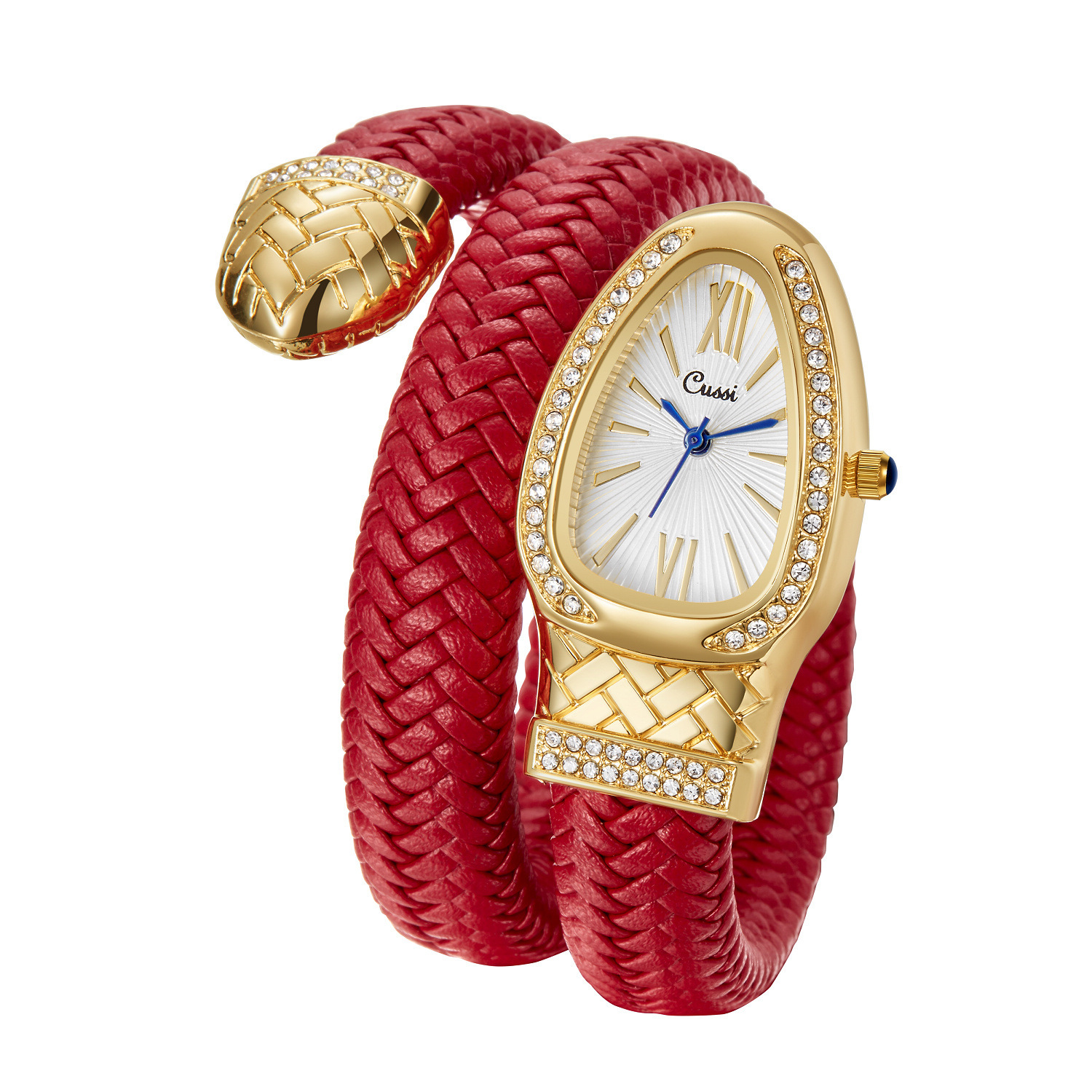 Women's Quartz Watch With Genuine Leather Strap