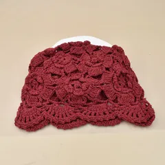 Modern Style Solid Color Breathable Brimless Hat Accessories for Adults, Handmade Cotton Material