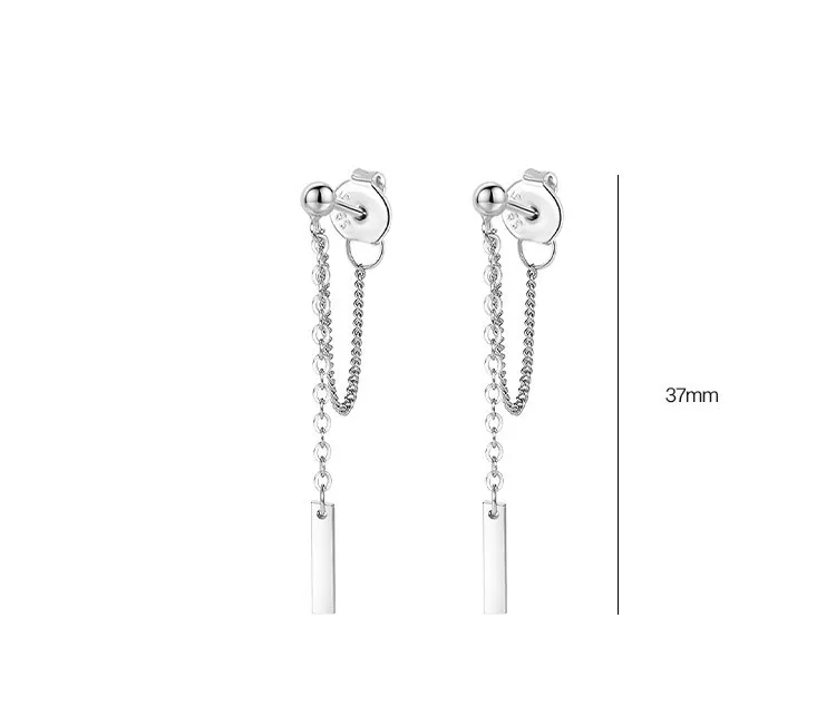 Elaborate Silver Cross Stud Earrings in 925 Sterling Silver for Unisex