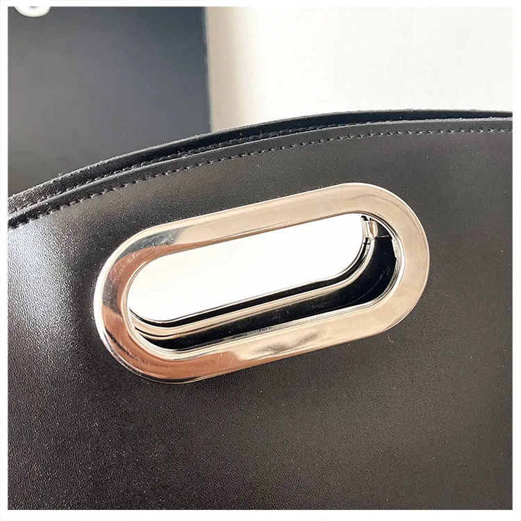 Square PU Leather Handbag for Women with Sewing Thread Detail, Top Handle Style, Perfect for Autumn and Winter