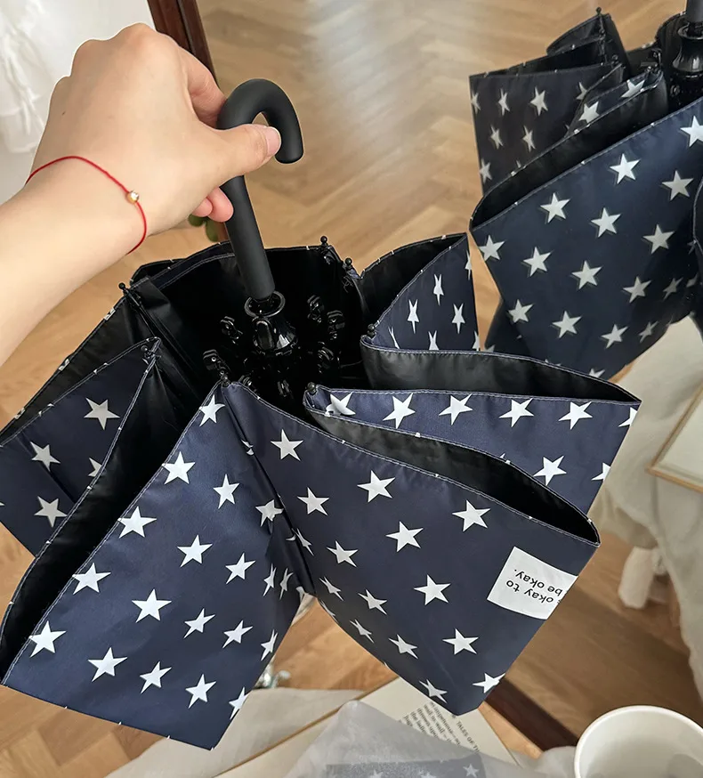 Iron Frame Umbrella for Daily Use, Suitable for All Seasons, Classic Design
