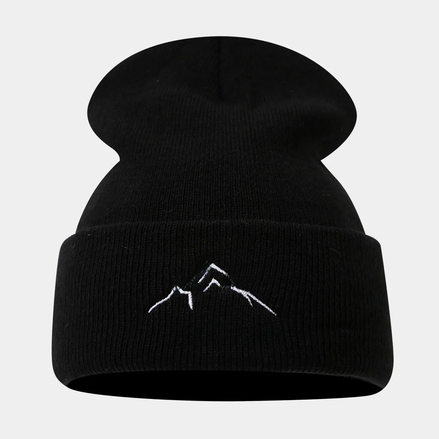 Women's Modern Solid Color Wool Cap with Flat Brim