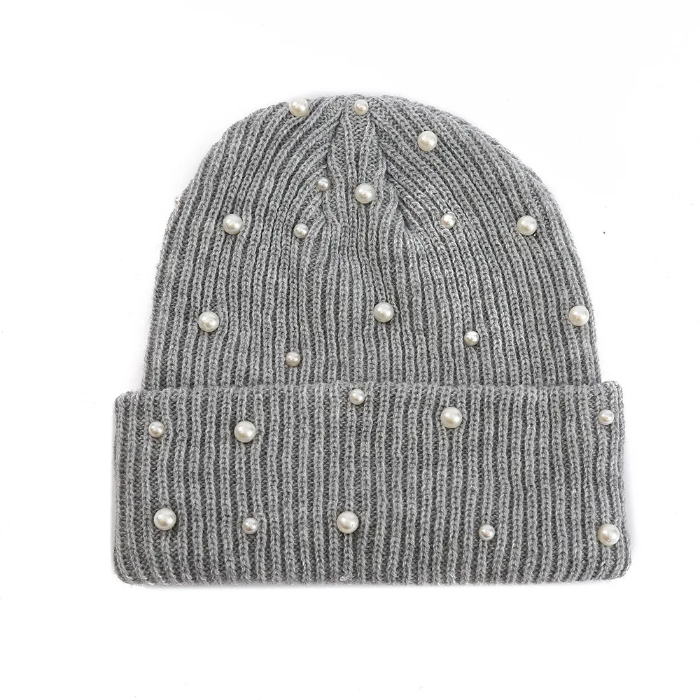 Elegant Unisex Brimless Knit Wool Cap for Winter and Autumn