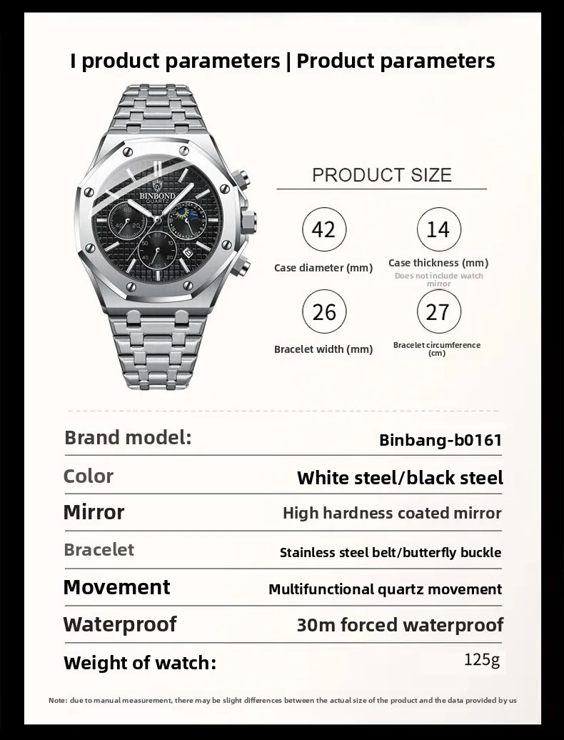 Quartz Watch with Tempered Glass Mirror, Alloy Strap, and Single Folding Buckle Featuring Pointer Display and Round Dial in Steel Color