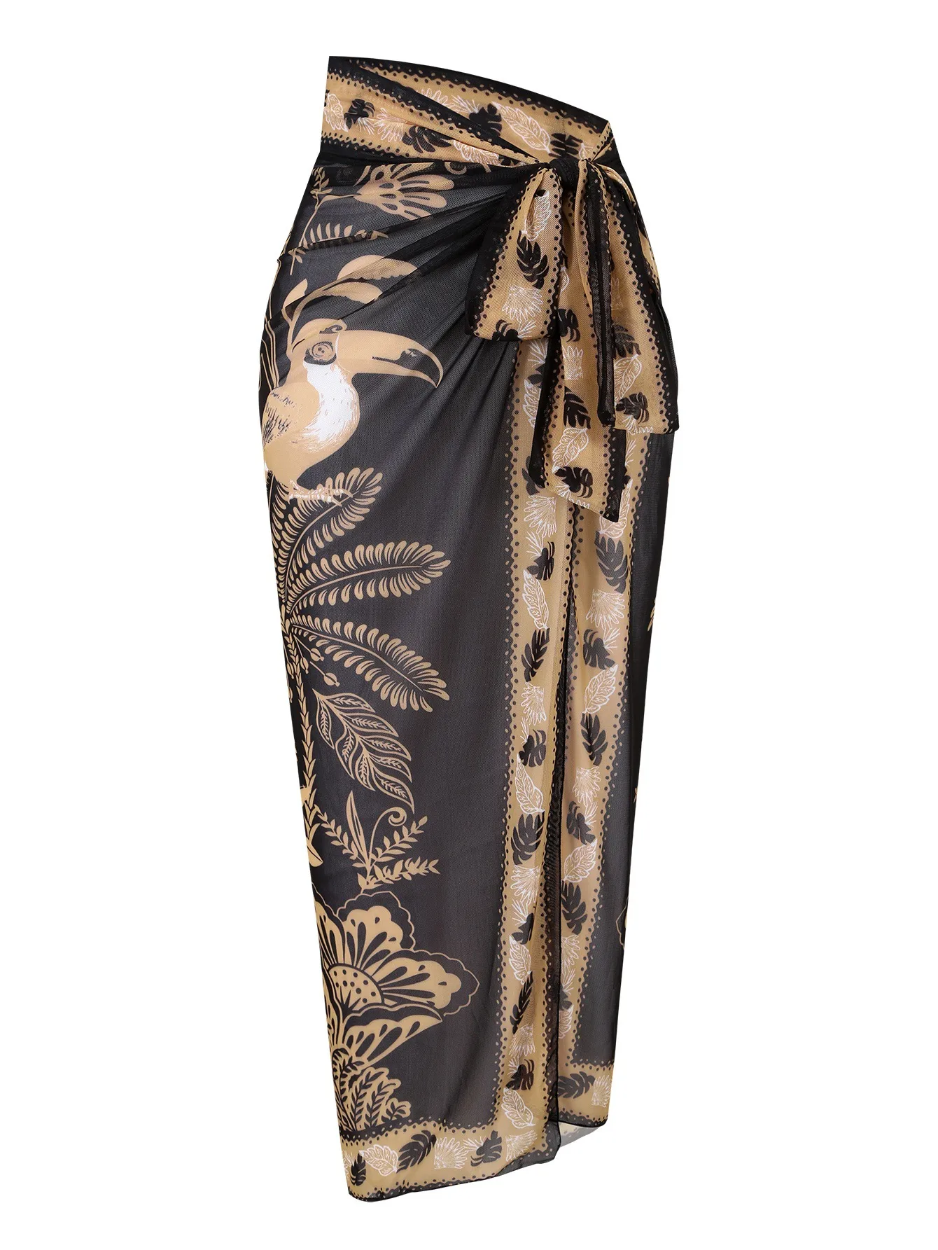 Women's One-piece Swimsuit in Polyester Fabric Featuring Printing, Perfect for Beach Wear