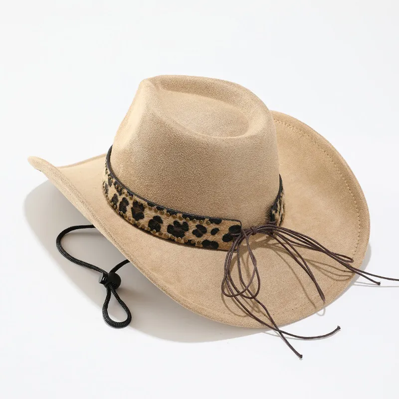 Solid Color Cowboy Style Fedora Hat for Adults with Rolled Brim, UV Protection, Made of Polyester