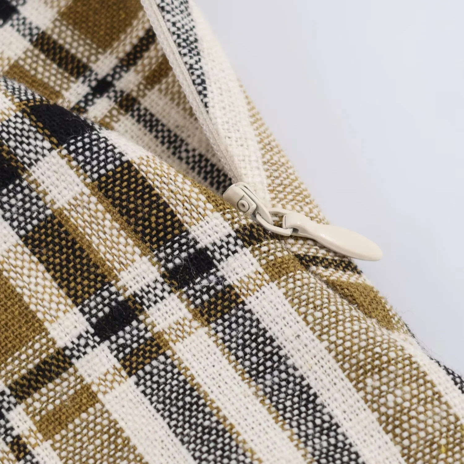 Plaid Streetwear Skirt in Polyester for Spring Featuring Asymmetrical Design