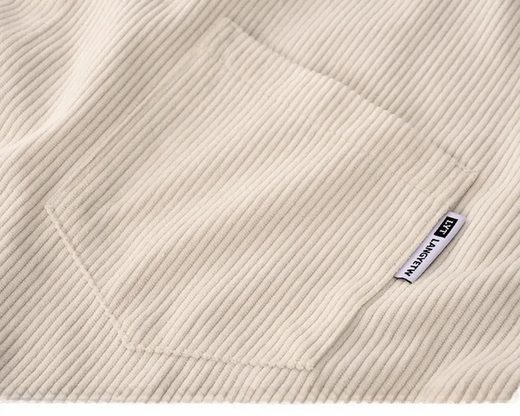 Solid Color Long Sleeve Simple Style Polyester Shirt with Pocket and Placket for Men