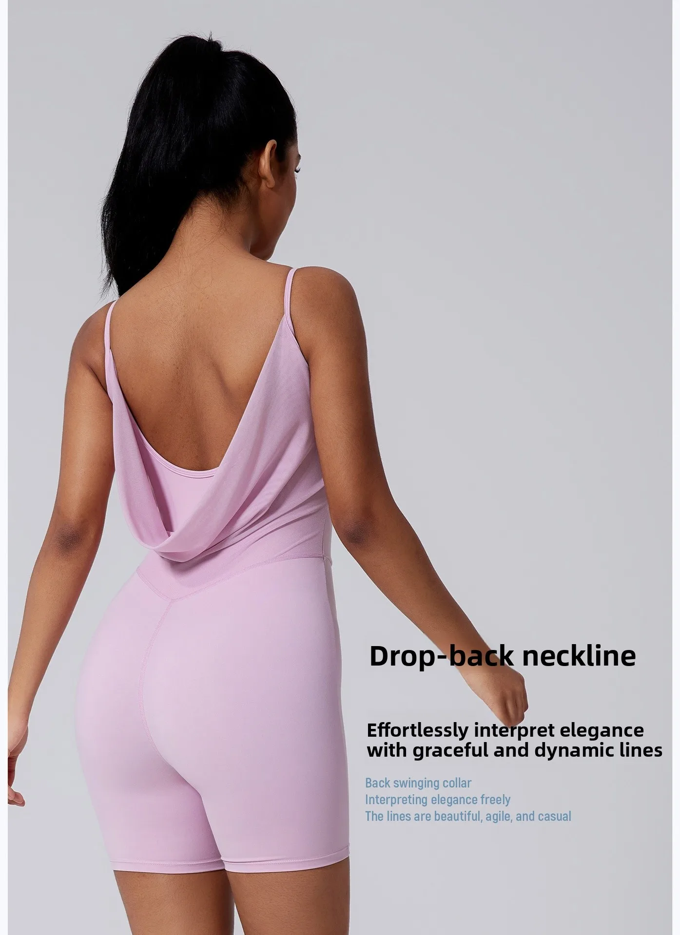 Sport Yoga Teddies for Women in Stretchy Nylon Fabric with Backless Design, Perfect for Summer