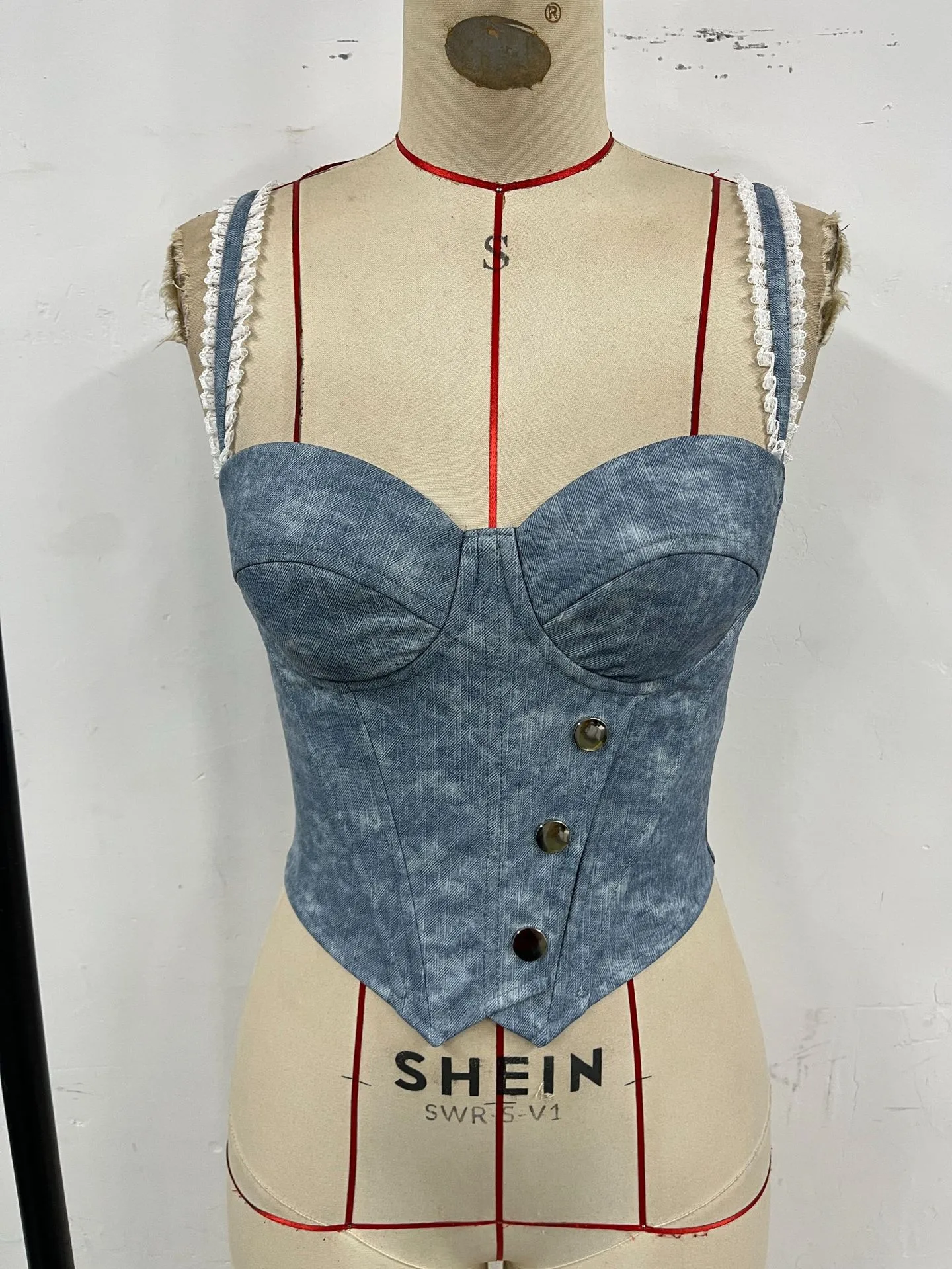 Sexy Solid Color Polyester Strap Top with Corset Design, Perfect for Summer