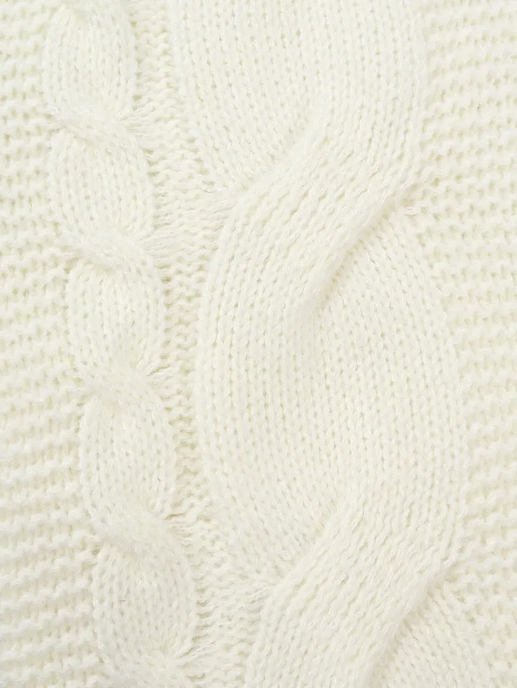 Solid Color Casual Acrylic Sweater with Long Sleeve Featuring Patchwork Design and Pullover Style