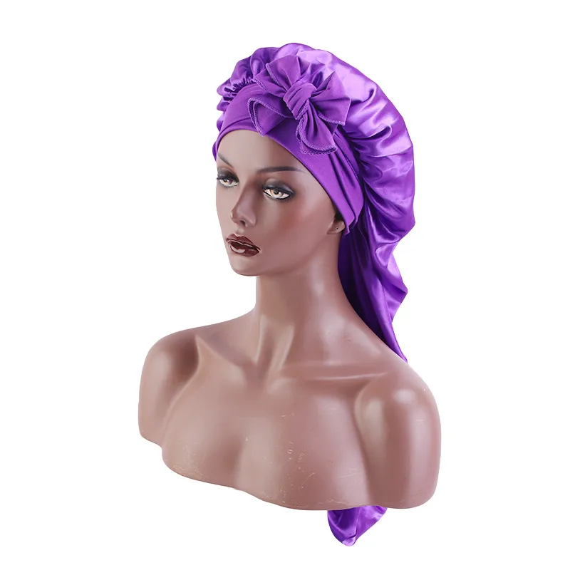 Women's Summer Flat Brim Nightcap Sleep Hat
