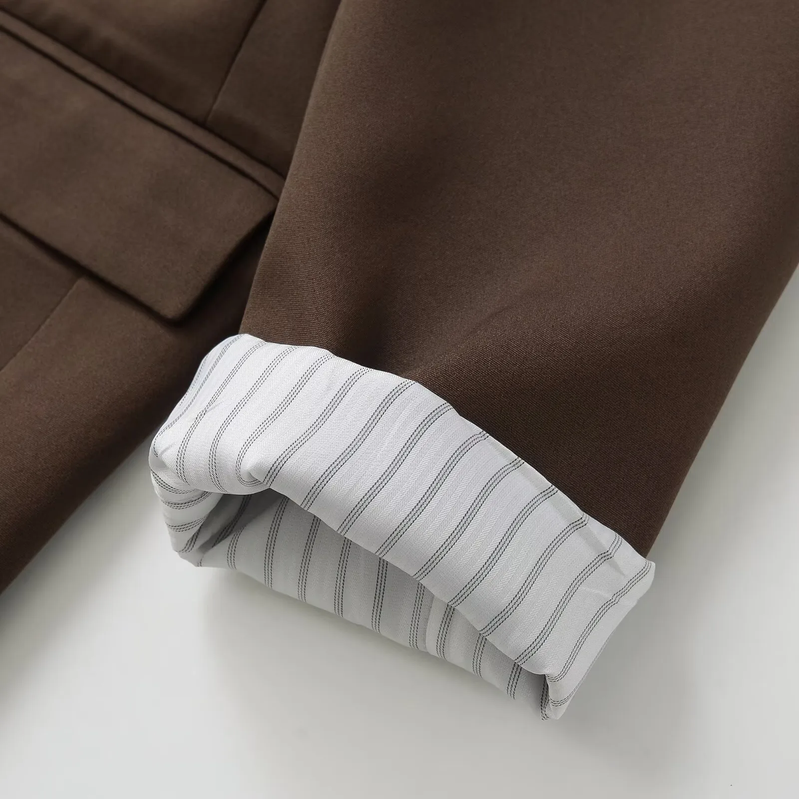 Business Long Sleeve Polyester Blazer with Button Detail