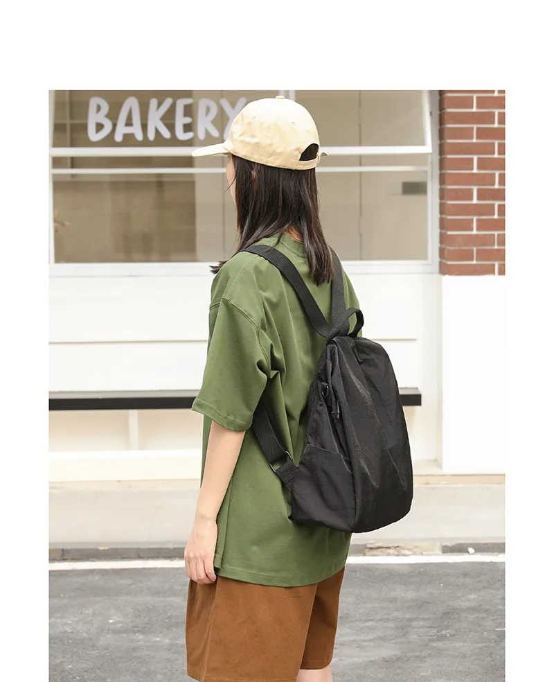 Solid Color Canvas School Backpack for Women, Soft and Comfortable, Perfect for Summer