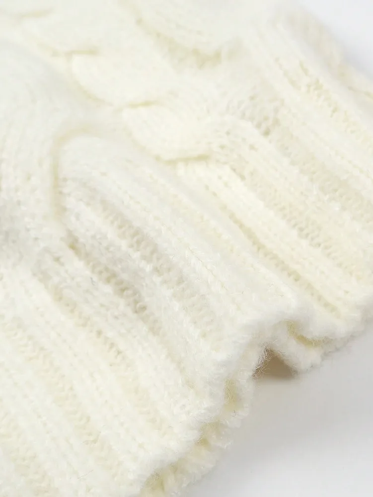 Solid Color Casual Acrylic Sweater with Long Sleeve Featuring Patchwork Design and Pullover Style