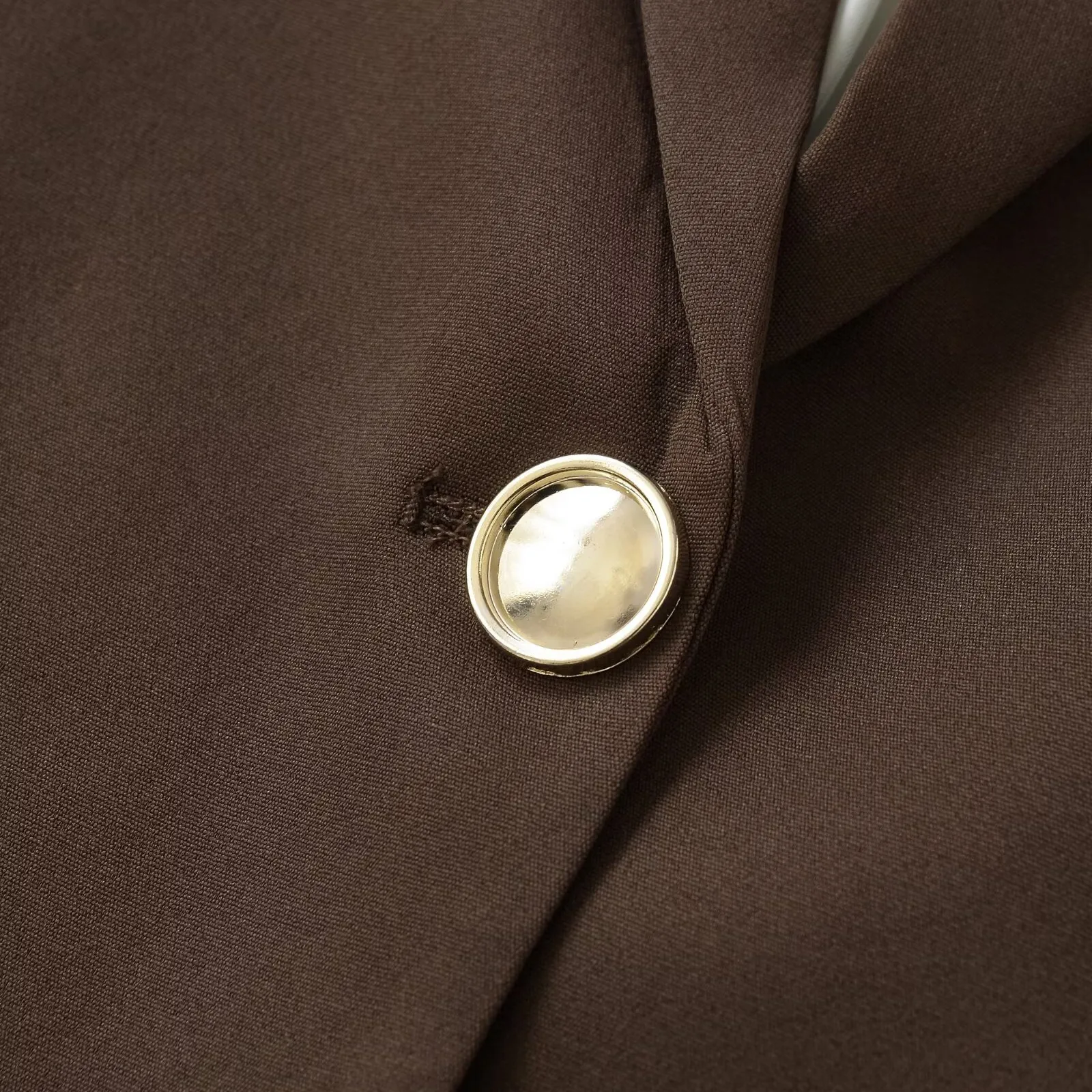 Business Long Sleeve Polyester Blazer with Button Detail