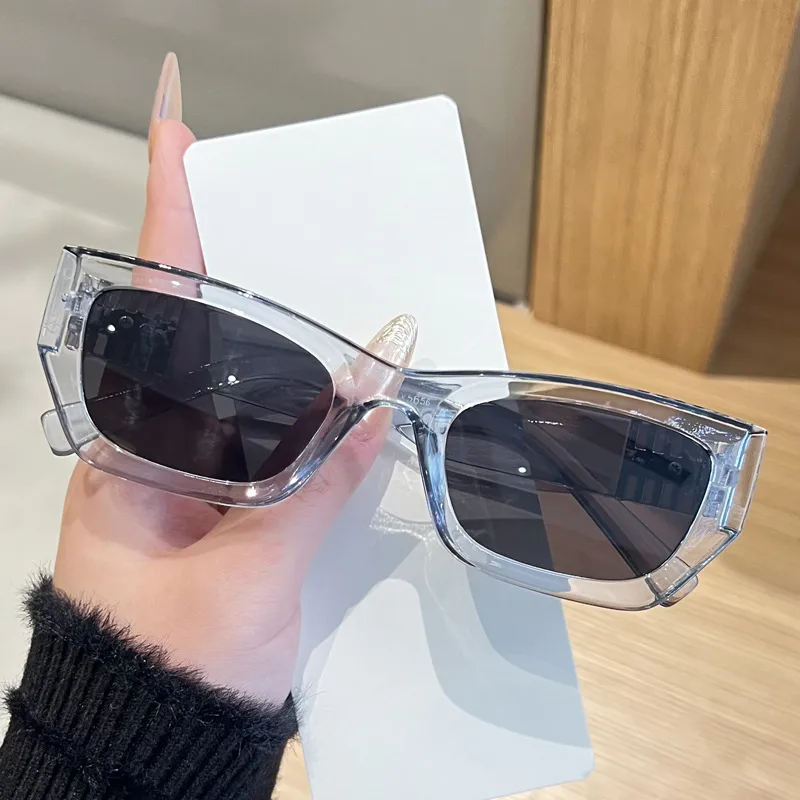 Black Cat Eye Full Frame Sunglasses for Women with UV Protection