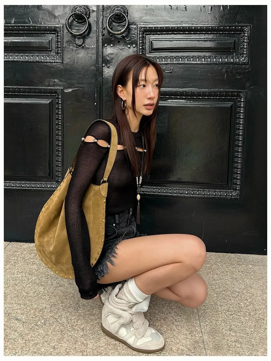 Women’s Color Block Casual Shoes with TPR Sole and Hidden Wedge Heel, Featuring Microfiber and PU Leather Insole