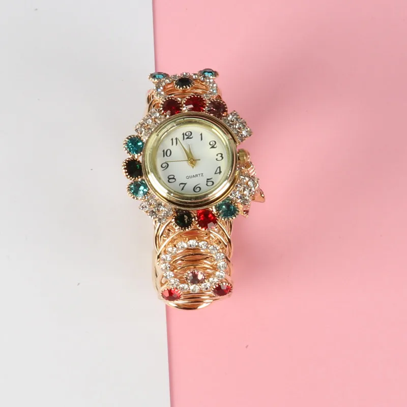 Soker Women's Bracelet Watch Vintage Diamond Tassel Quartz Watch for Women