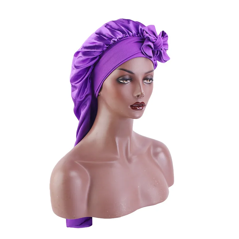 Women's Summer Flat Brim Nightcap Sleep Hat
