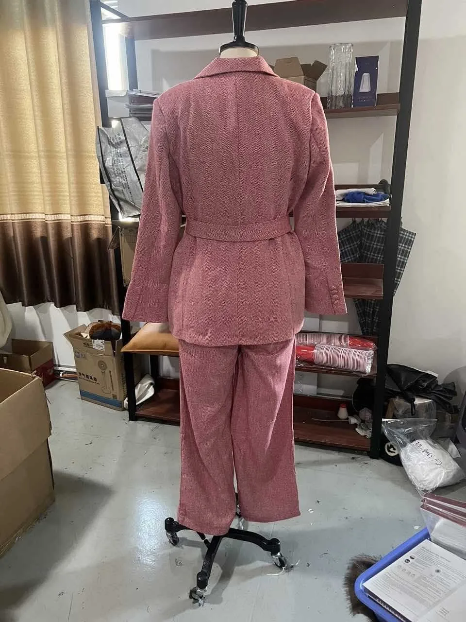 Elegant Solid Color Pant Co-ord Set in Polyester for Casual Wear, 3 Pieces Set with Long Regular Sleeves