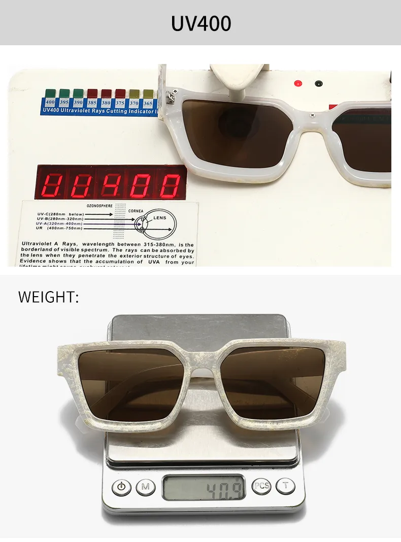 Unisex Full Frame Square Sunglasses Featuring PC Lens Material in Coffer, Ideal for All Seasons