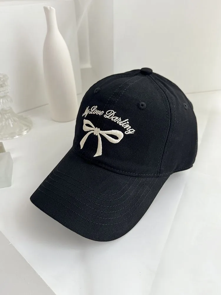 Sweet Women’s Embroidery Baseball Cap with Wide Brim, Breathable Cotton and Linen Material
