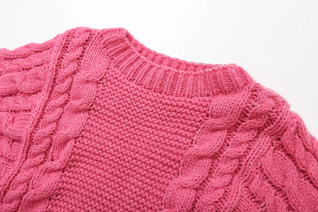 Romantic Loose Long Sleeve Knit Sweater for Women