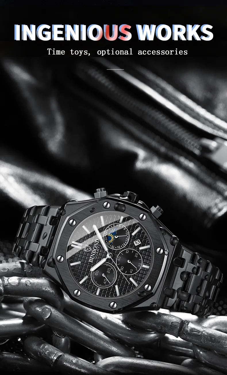 Quartz Watch with Tempered Glass Mirror, Alloy Strap, and Single Folding Buckle Featuring Pointer Display and Round Dial in Steel Color