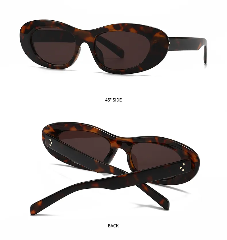 Unisex Oval Frame Full Frame Sunglasses with PC Lens Material, Available in Colour for All Seasons