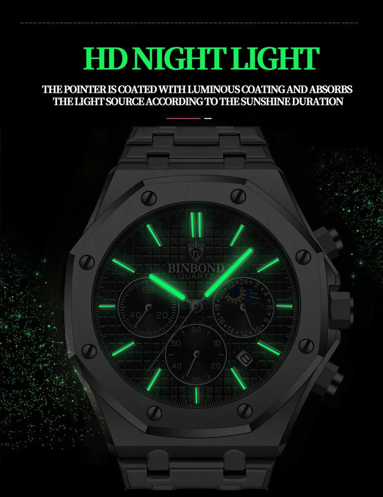Quartz Watch with Tempered Glass Mirror, Alloy Strap, and Single Folding Buckle Featuring Pointer Display and Round Dial in Steel Color