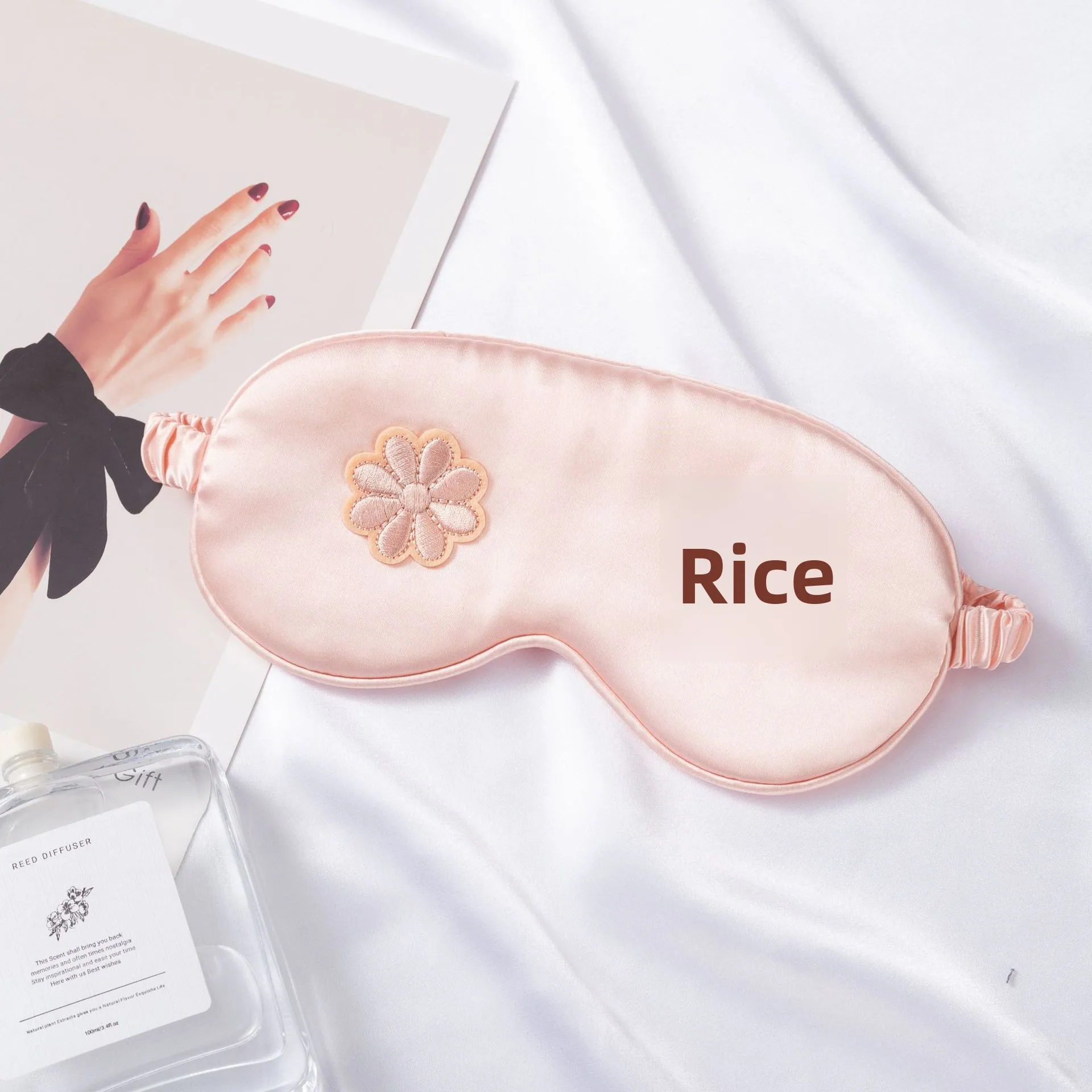 Satin Eye Mask for Home Use, Soft and Comfortable Sleep Mask
