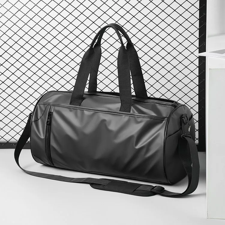 Men's Color Block Travel Bag in Water Resistant Oxford Cloth
