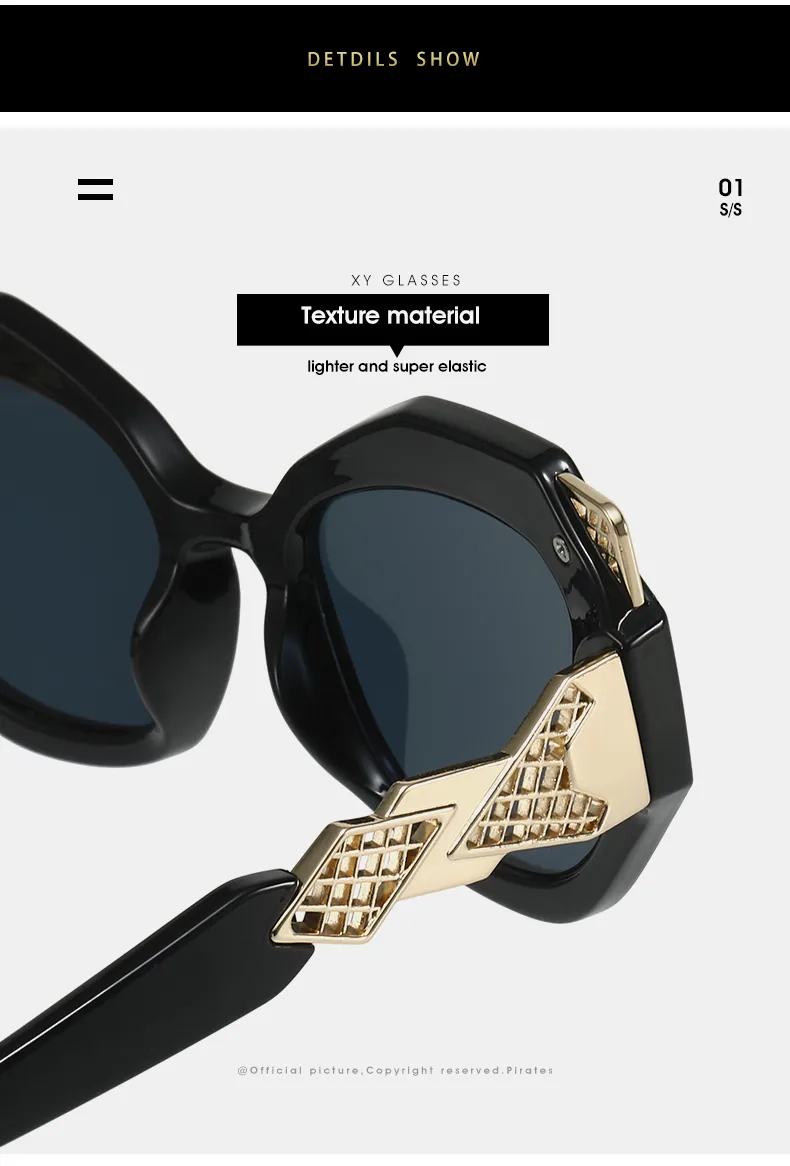 Unisex Cat Eye Sunglasses Featuring Full Frame Design with Durable PC Lens Material