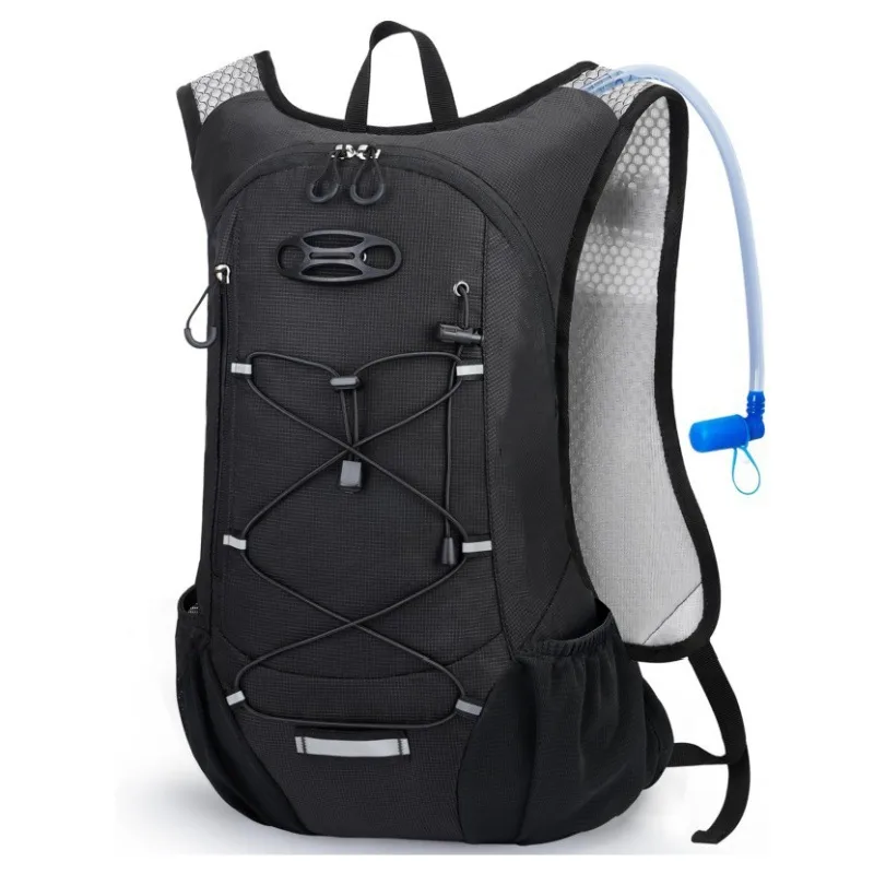 Unisex Solid Color Hiking Backpack for Cycling, made of Polyester, suitable for Spring