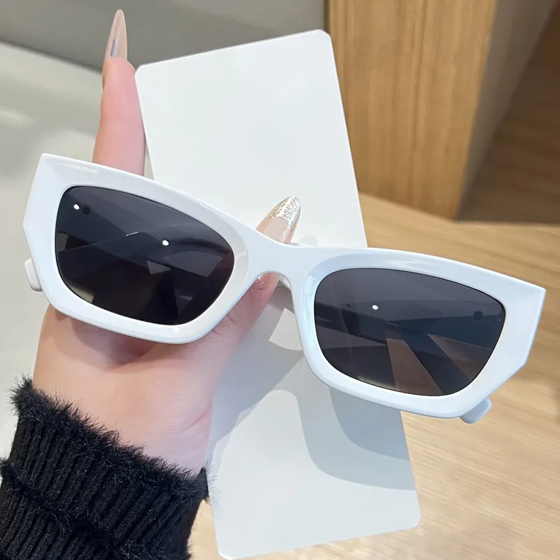 Black Cat Eye Full Frame Sunglasses for Women with UV Protection