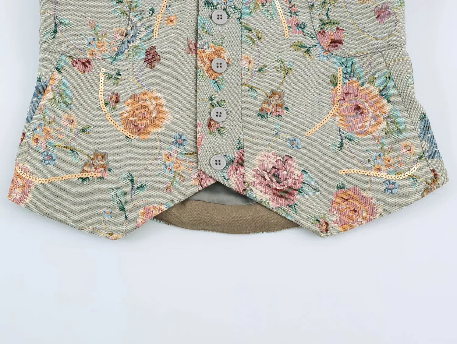 Casual Long Sleeve Polyester Blazer with Printing Craft and Single Breasted Design