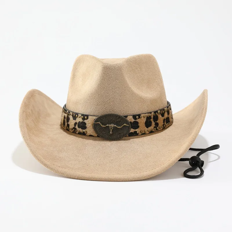Solid Color Cowboy Style Fedora Hat for Adults with Rolled Brim, UV Protection, Made of Polyester