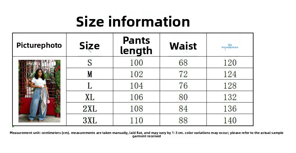 Women's Full Length Denim Cotton Jeans in Streetwear Style with Washed Craft, Inelastic Fabric for Spring