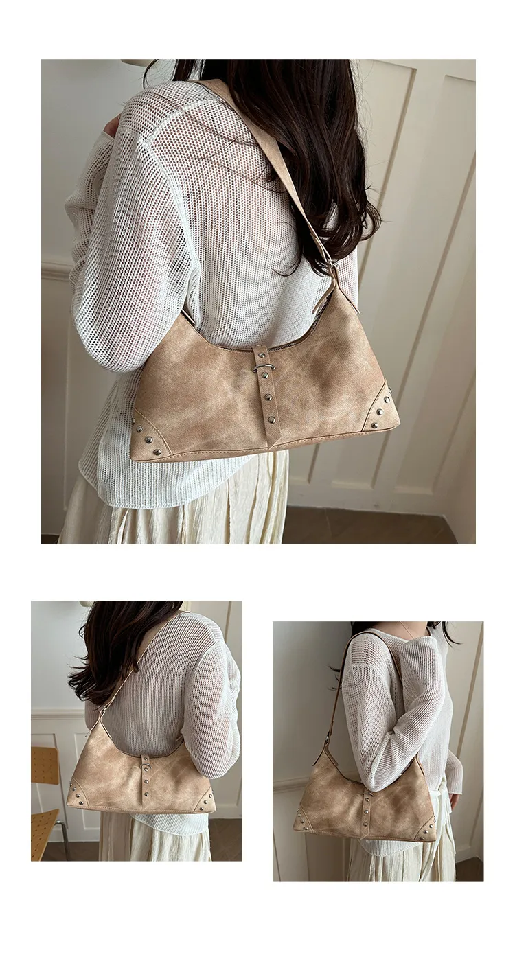 Square PU Leather Tote Bag for Women with Sewing Thread Detail, Single Shoulder Strap, Ideal for Spring and Summer