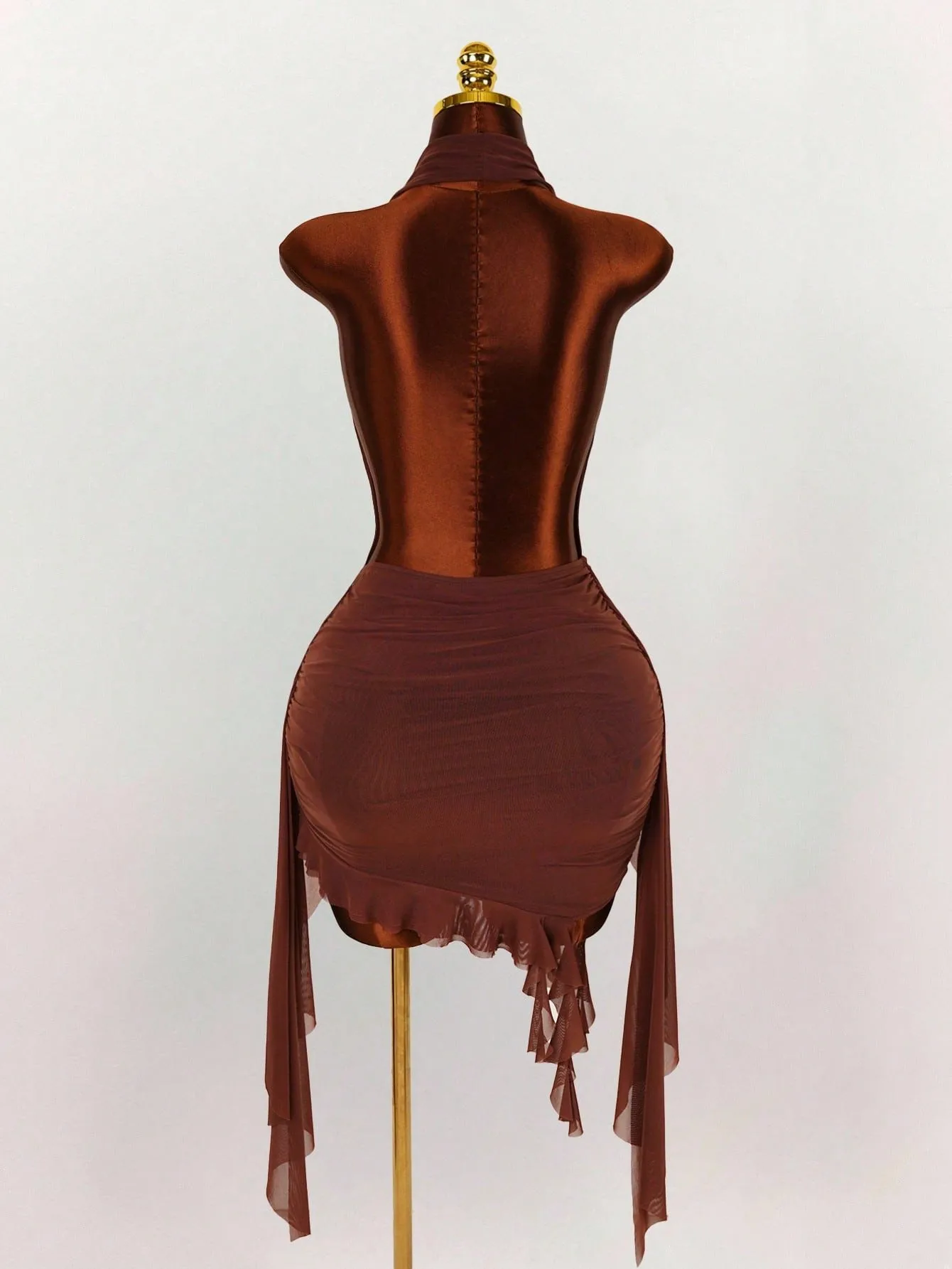 Solid Color Sexy Sleeveless V Neck Sheath Dress for Daily Wear in Polyester Fabric