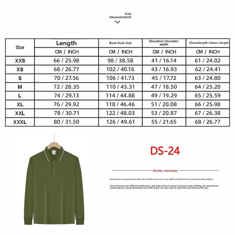 Solid Color Casual Long Sleeve For Men In Polyester Fabric size guide