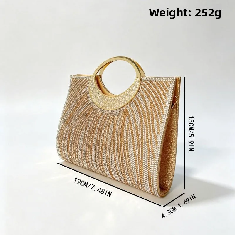Women’s Square Evening Bag in PU Leather with Chain Strap, Stylish for Spring and Summer size guide