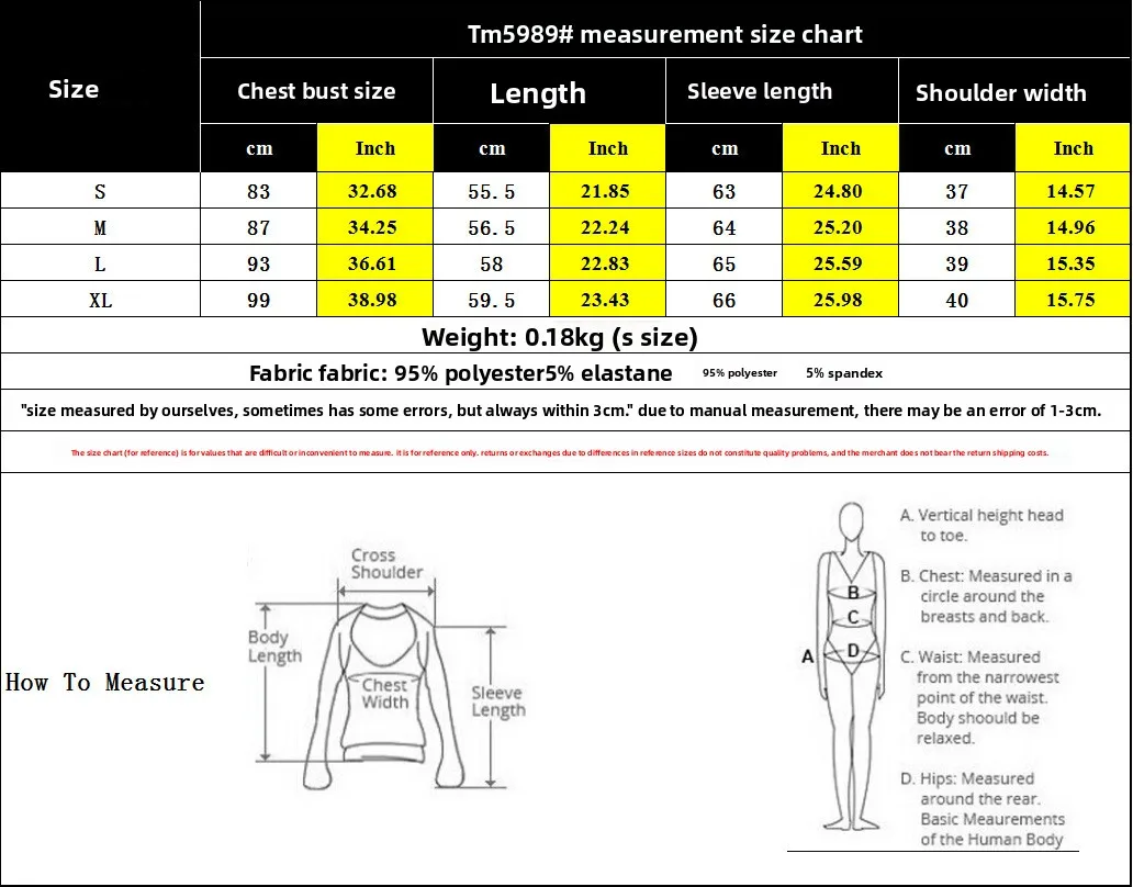 Color Block Casual Knit Long Sleeve T-shirt for Women Featuring Splicing Craft with Pullover Design size guide
