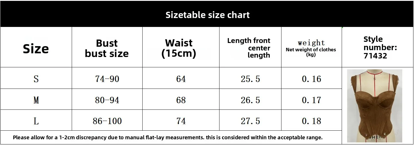 Vintage Style Solid Color Polyester Short Padded Tank Top with Zipper Closure size guide