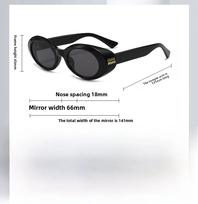 Unisex Full Frame Cat Eye Sunglasses Featuring Ac Lens Material, Available in Gold for Spring size guide